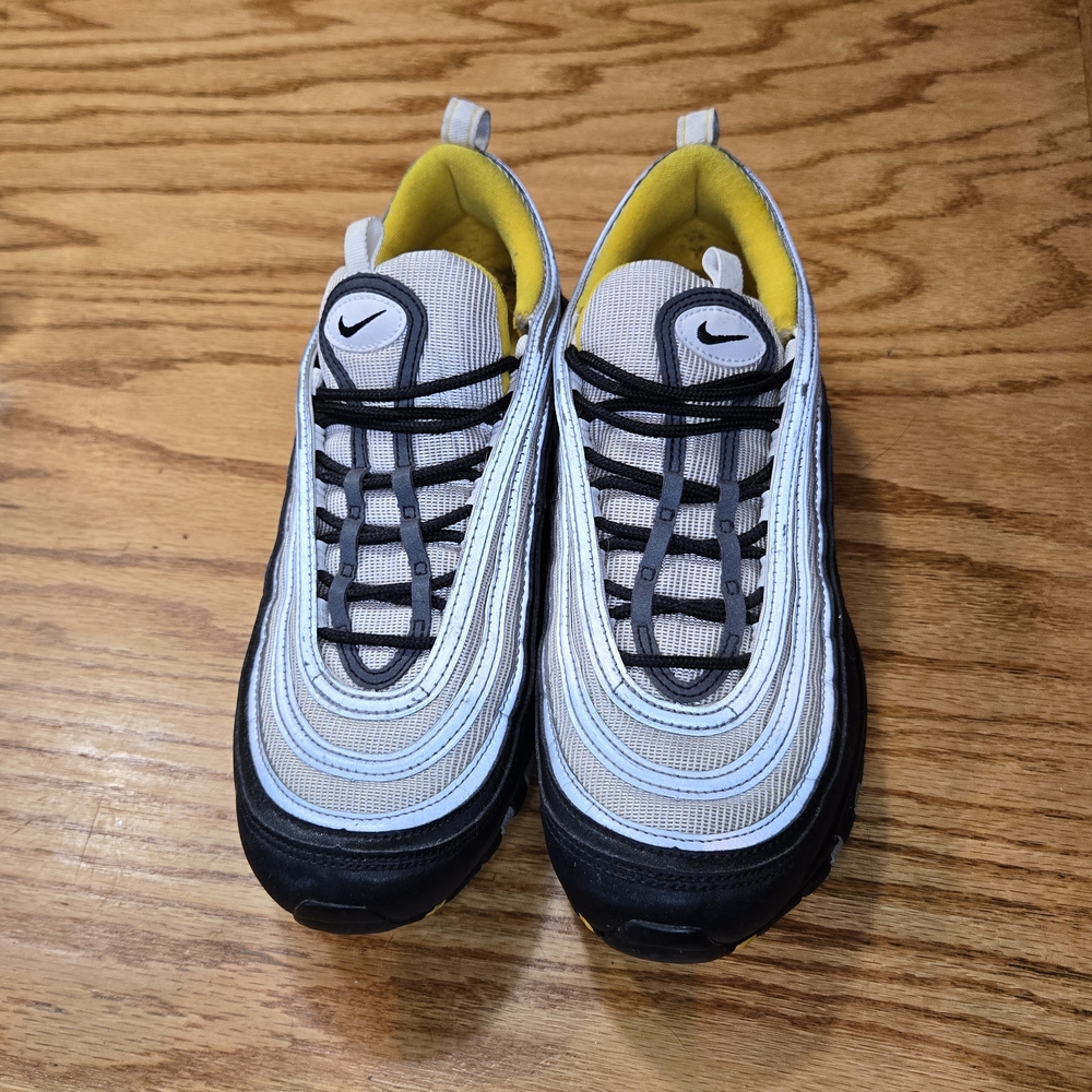 Nike Air Max 97 Sneakers - Gray and Black Steelers